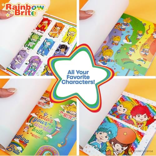Horizon Group USA Sticker Book, Rainbow Brite, 1500+ Stickers - Image 6
