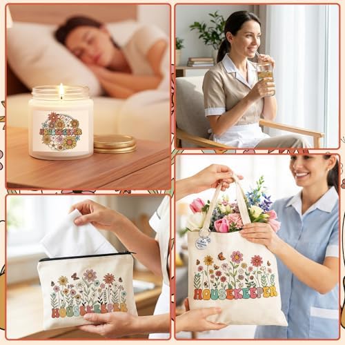 Funnymoom 6Pcs Housekeeping Week Gifts for Women Thank You Housekeeper Gift - Image 6