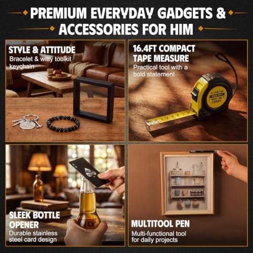 Shyyween 12 Pcs Birthday Gift Set for Men, I Fix Stuff and I Know Things - Image 5