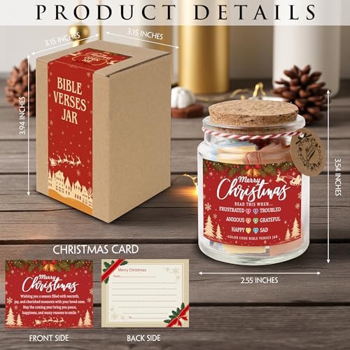 Bible Verse Jar (Christmas Bible Jar) - Image 3