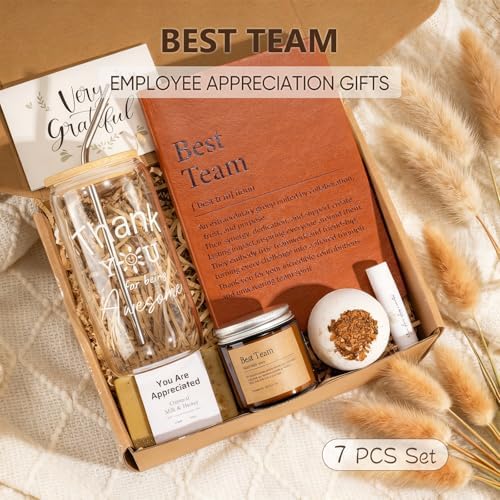 iAOVUEBY Best Team Ever Gifts, Team Appreciation Gifts for Employees, Thank You Gift for Coworkers, Teacher, Nurse, Secretary, Mentor, Leaders, Leadership Basket - Image 3