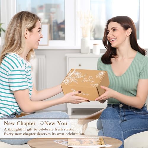 iAOVUEBY New Beginnings Gift Box for Women, Farewell Goodbye Gifts for Coworkers Leaving Job, Going Away Gifts for Friends, New Job Graduation Retirement Divorce Congratulations Gift for Her - Image 7