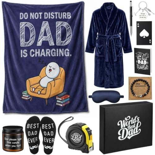 Shyyween 12 Pcs Gifts for Father, Birthday Funny Ideas Dad Gifts Set by Shyyween