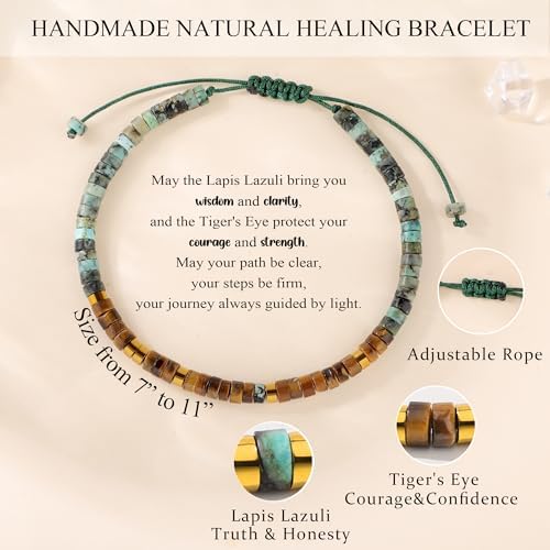 JoycuFF Morse Code Bracelets Christmas Birthday Gifts for Women Her - Image 4