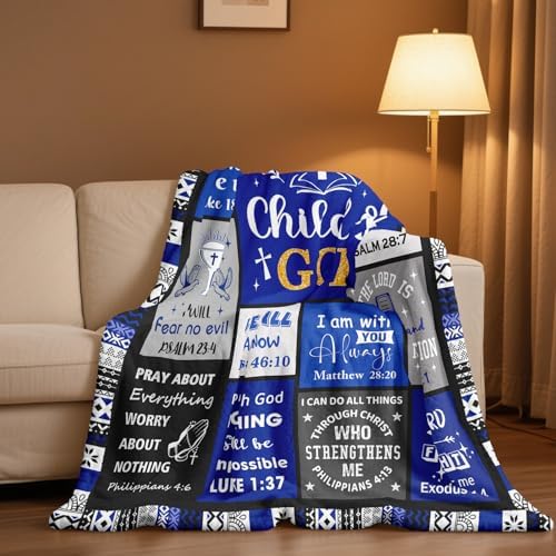 Christian Gifts for Men, Baptism Gifts for Boys, Christian Blanket for Men - Image 6