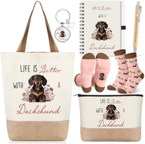 Sadnyy 6 Pcs Dachshund Gift Sets for Women, Unique Dachshund Gift Set by Sadnyy