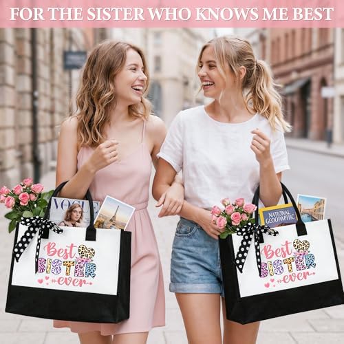Sisters Gifts from Sister Birthday Gifts for Sisters Adult Funny Gift Ideas for Best Sister Ever Meaningful Gift for Siblings Cool Little Sis Present Set for Women Older Younger Sis Who Has Everything - Image 2