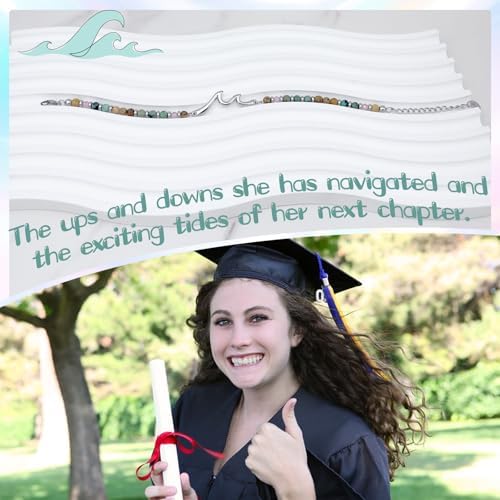 Wave Bracelets Gifts for Women, Birthday Graduation Christmas Jewelry Gifts for Daughter Granddaughter Best Friend Sister - Image 5