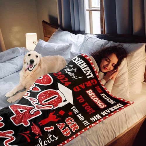 Personalized Picture Collage Blanket 2024 Graduation Throw Blanket Costume Blanket with Pictures Customized Blanket with Photo Customized Blankets with Photos 54x70inch - Image 6