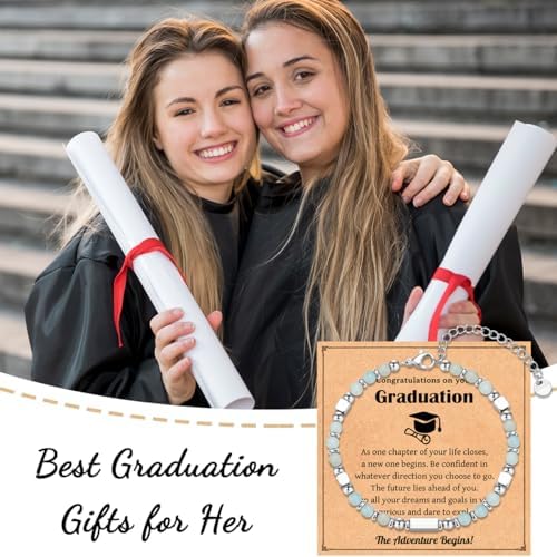 2026 Graduation Gifts for Women Her, Compass Bracelet for Girls Women - Image 3