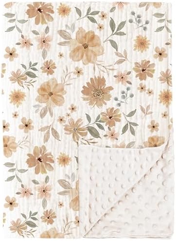 Konssy Soft Muslin Baby Blanket for Unisex Boys & Girls, 30 x 40 Inch by Konssy