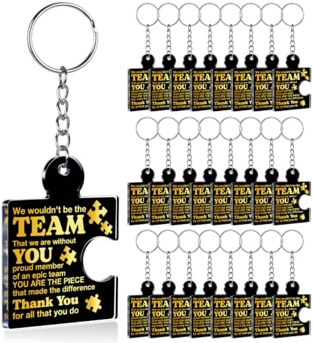 Team Appreciation Gifts Bulk for Coworkers Employee Staff Keychains by Unknown