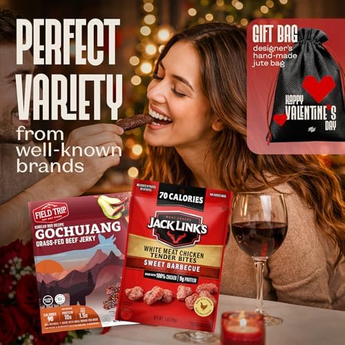 Beef Jerky Valentines Variety Pack - Valentines Day Gifts for Him Basket - Image 3