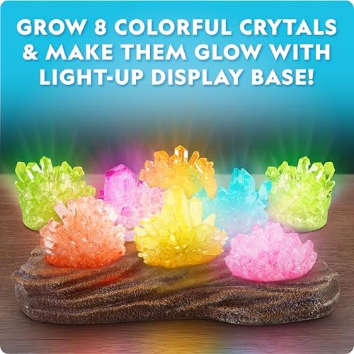 National Geographic Mega Crystal Growing Kit with 8 Crystals Ages 8-12 - Image 2