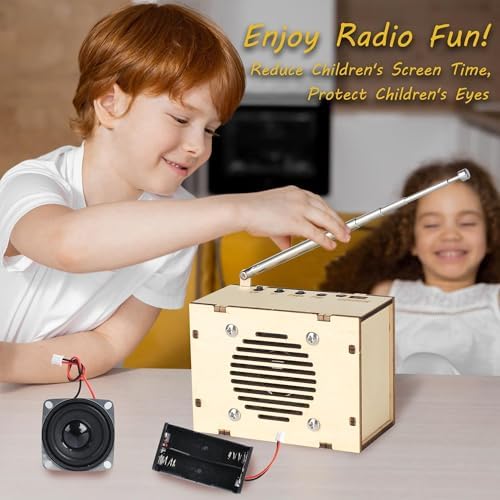 STEM Toys DIY FM Radio Kit, Science Circuit Project, Boy Gift Toys Age 8-13 - Image 2