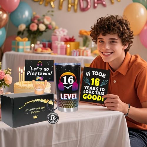 Carselage 16 Year Old Boy Gifts, 16th Birthday Gifts Decorations for Son - Image 2