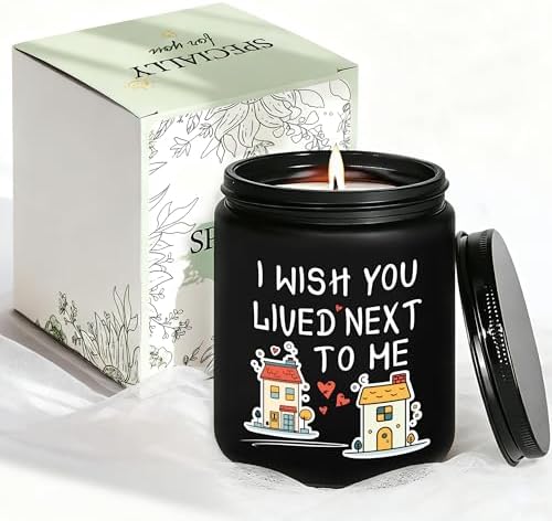 Birthday Gifts for Women, Christmas Anniversary Valentine's Day Wedding Gift for Her, Romantic Present for Girlfriend, Mom, Sisters, Wife, Daughter, Friend, Funny Lavender Scented Candle - Black by Amzsudy