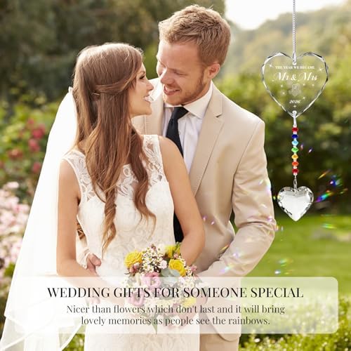 Hegelda Wedding Gifts Bridal Shower Gifts Suncatcher Christmas Ornament - Image 6