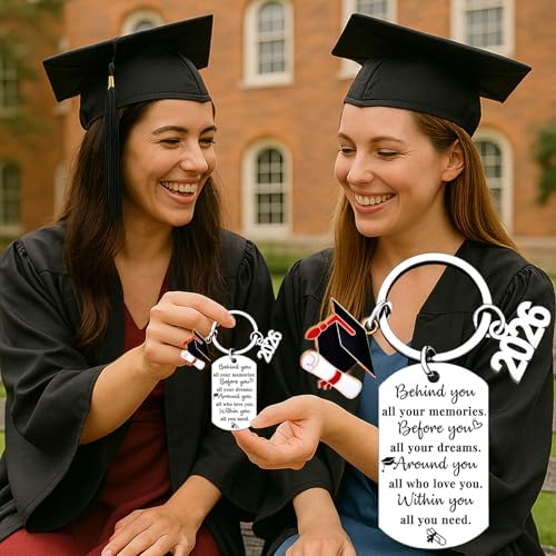 Class Of 2026 Graduation Gifts for Her Him Best Graduate Keychain Seniors Masters Nurses College Highschool Grad Presents - Image 5