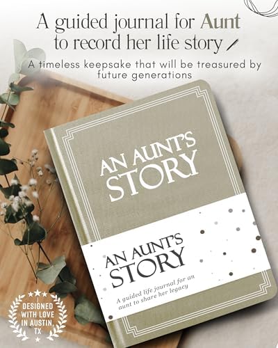 Aunt's Life Story Journal (Hardcover): A Meaningful Keepsake for Aunt to Share Her Journey and Memories, Book Includes 250+ Prompt Questions, Sentimental Gifts Idea, Mother's Day, Birthday & Christmas - Image 3
