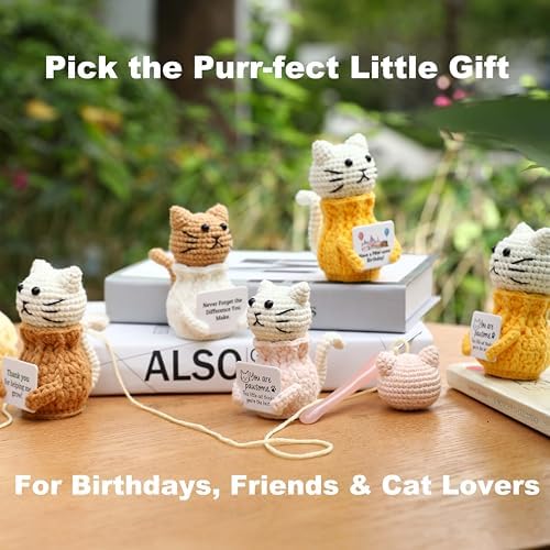 Cute Crochet Cat Birthday Gifts for Teen Girls - Image 6