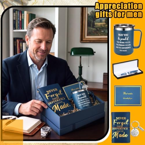 Shellwei 6 Pcs May You Be Proud Double Wall Mug Blue Gift Set - Image 5