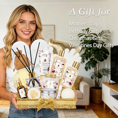 17Pcs Spa Gifts, Bath Set, Moisturizing Spa Gift Baskets for Women & Mom - Image 2