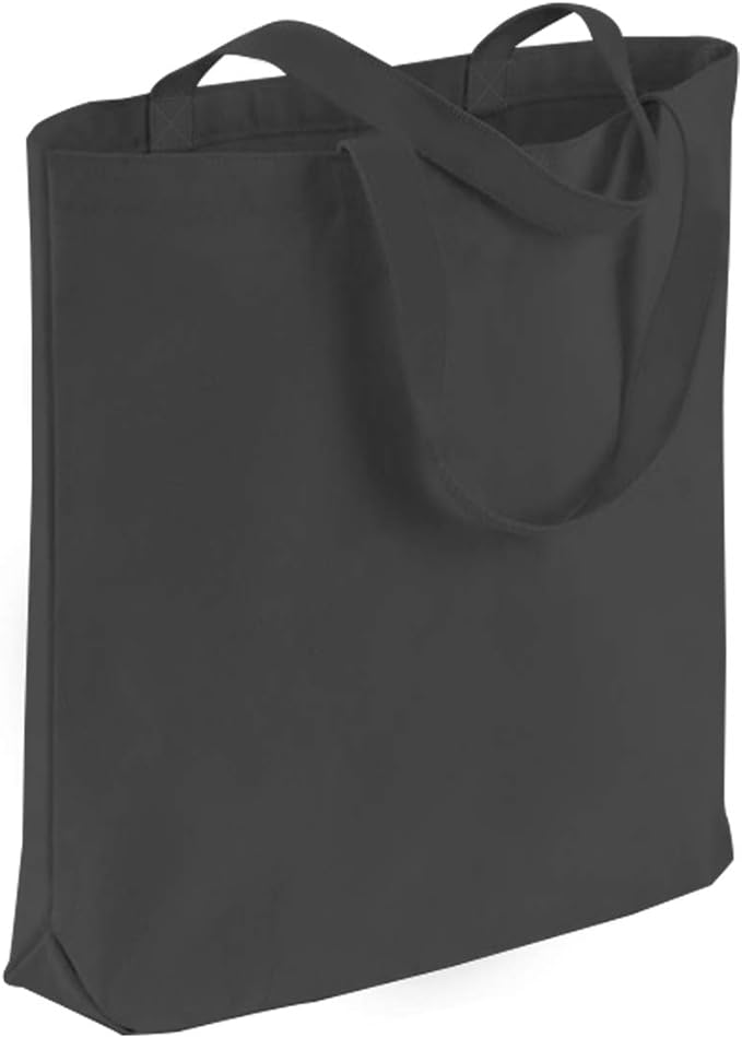 TBF Wholesale Canvas Tote Bags 15x16x3 with Bottom Gusset | Blank Totes for Printing, Painting & Embroidery