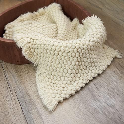 Zeroest Newborn Baby Photography Props Basket Filler Blanket (Beige) - Image 6