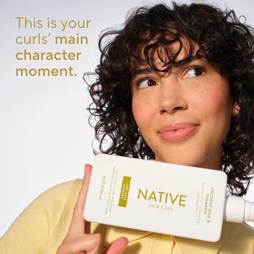 Native Coconut & Turmeric Shampoo and Conditioner Contain Naturally Derived Ingredients | All Hair Types, Color & Treated, Fine to Dry Damaged, Sulfate & Dye Free - 2-Pack - Image 6