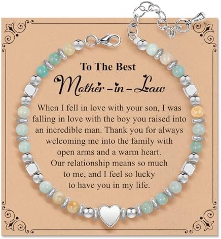 Inspirational Gifts Bracelets for Women, Healing Natural Stone Bracelets by ZOKCC