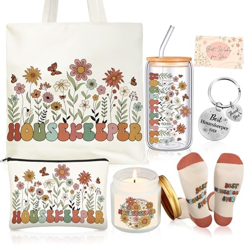 Funnymoom 6Pcs Housekeeping Week Gifts for Women Thank You Housekeeper Gift by Funnymoom