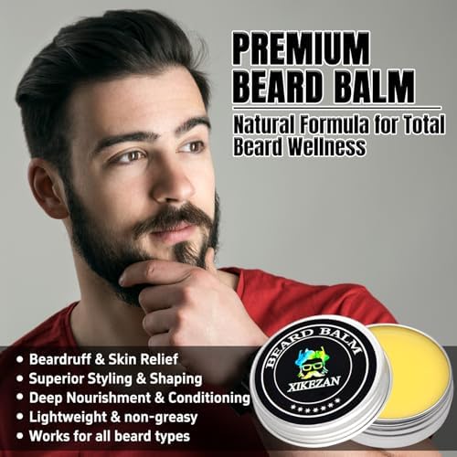 Beard Straightener for Men w/Beard Oil,Balm,Comb,E-Book for All Beard Type - Image 6