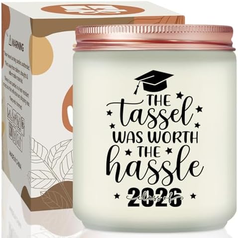 Graduation Gift for Her Him, Graduation Candle for Women Men by Volufia