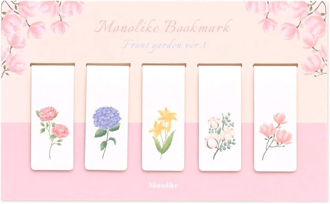 Monolike Magnetic Bookmarks Front Garden ver.1, Set of 5