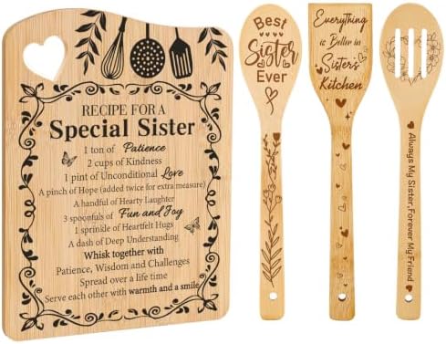 Sister Birthday Gifts, Gifts for Sister from Sister Cutting Board by Unknown