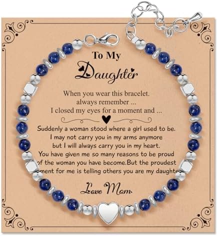 Inspirational Gifts Bracelets for Women, Healing Natural Stone Bracelets by ZOKCC