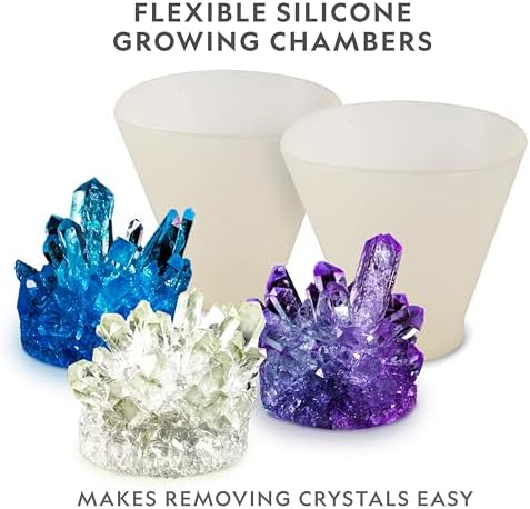 National Geographic Mega Crystal Growing Kit with 6 Crystals for Kids 8-12 - Image 5