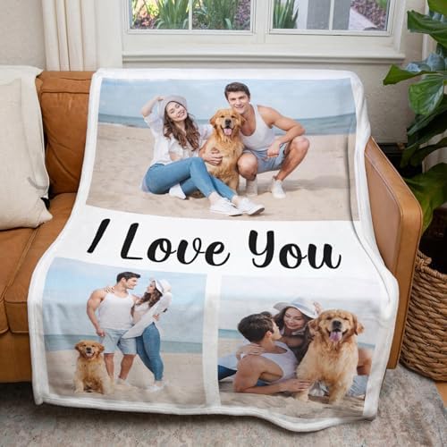 inkArts Personalized Photo Blankets, Customized Blankets with Pictures, Fleece Throw Blanket, 30x40 inches, Lightweight, Durable, Machine Wash, Unisex, Christmas Theme - Image 3