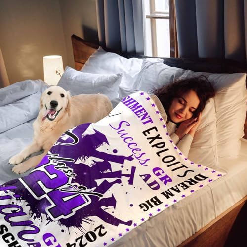 Blanket with Pictures Customized Senior Blanket Personalized Blankets Graduation Gift Blanket Class of 2024 Graduation Gifts Best Friend Blanket Custom Blankets with Photos 80x60inch - Image 6