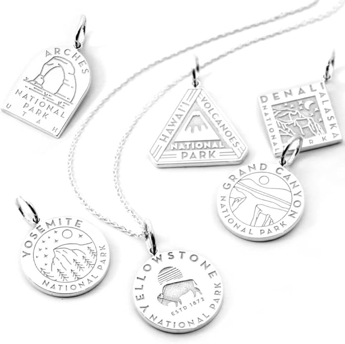 Jet Set Candy Sterling Silver National Park Souvenir Travel Charm