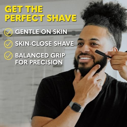 The Beard Club Premium Beard Kit for Men - Grooming & Care Kit - Cedar & Sandalwood Oil, Sandalwood Balm, Shampoo, Brush, Comb, Trimming Scissors, Straight Edge Razor - Gift Set - Image 4