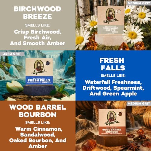 Dr. Squatch Natural Men’s Bar Soap, Body Soap Bar (5oz, 3-Pack) - Image 3