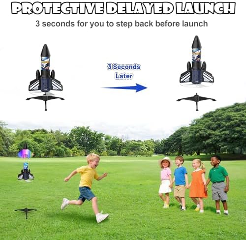 Rocket Launcher for Kids, 200 ft Self Launching Motorized Rocket Toy - Image 3