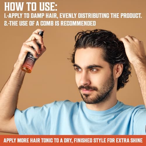 Viking Revolution Hair Tonic for Men - Sandalwood Texture Spray - 12.7 oz - Image 7