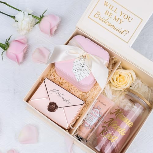 AYGXU Travel Jewelry Box for Women and Girls - Small Case With Initial A-Z - Teacher Gifts - Image 4
