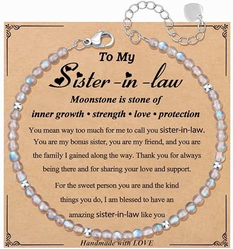 JoycuFF Moonstone Bracelet Christmas Birthday Valentines Gifts for Women by Joycuff