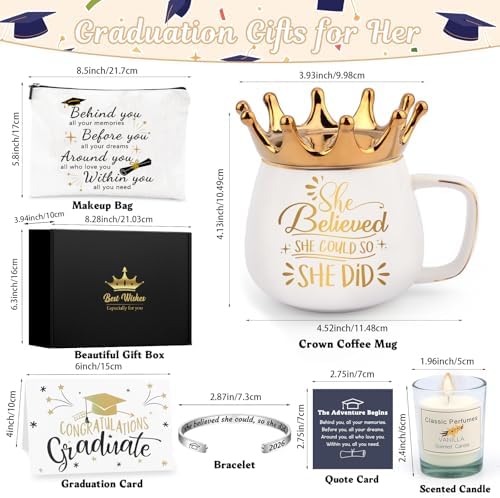 Graduation Gift for Her 2026 with She Believed She Could So She Did - Image 3