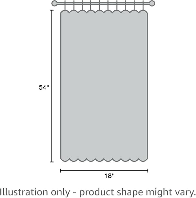 Ambesonne Black and White Window Valance, Barcode Pattern Abstraction Vertical Stripes in Grayscale Colors, Rod Pocket Curtain Valances for Kitchen Bedroom, 54" X 18", Black Grey White
