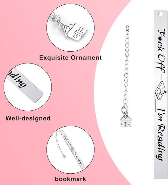 Quimoy Bookmarks for Women,Men,Funny Bookmarks for Book Lovers,Reading Lovers,Book Marks for Book Accessories